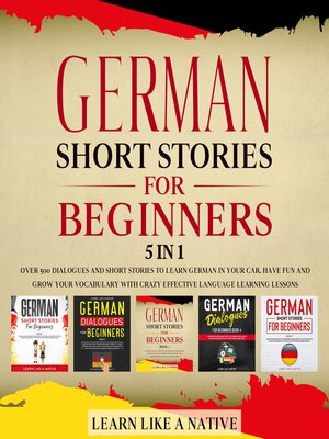 cover image of German Short Stories for Beginners – 5 in 1